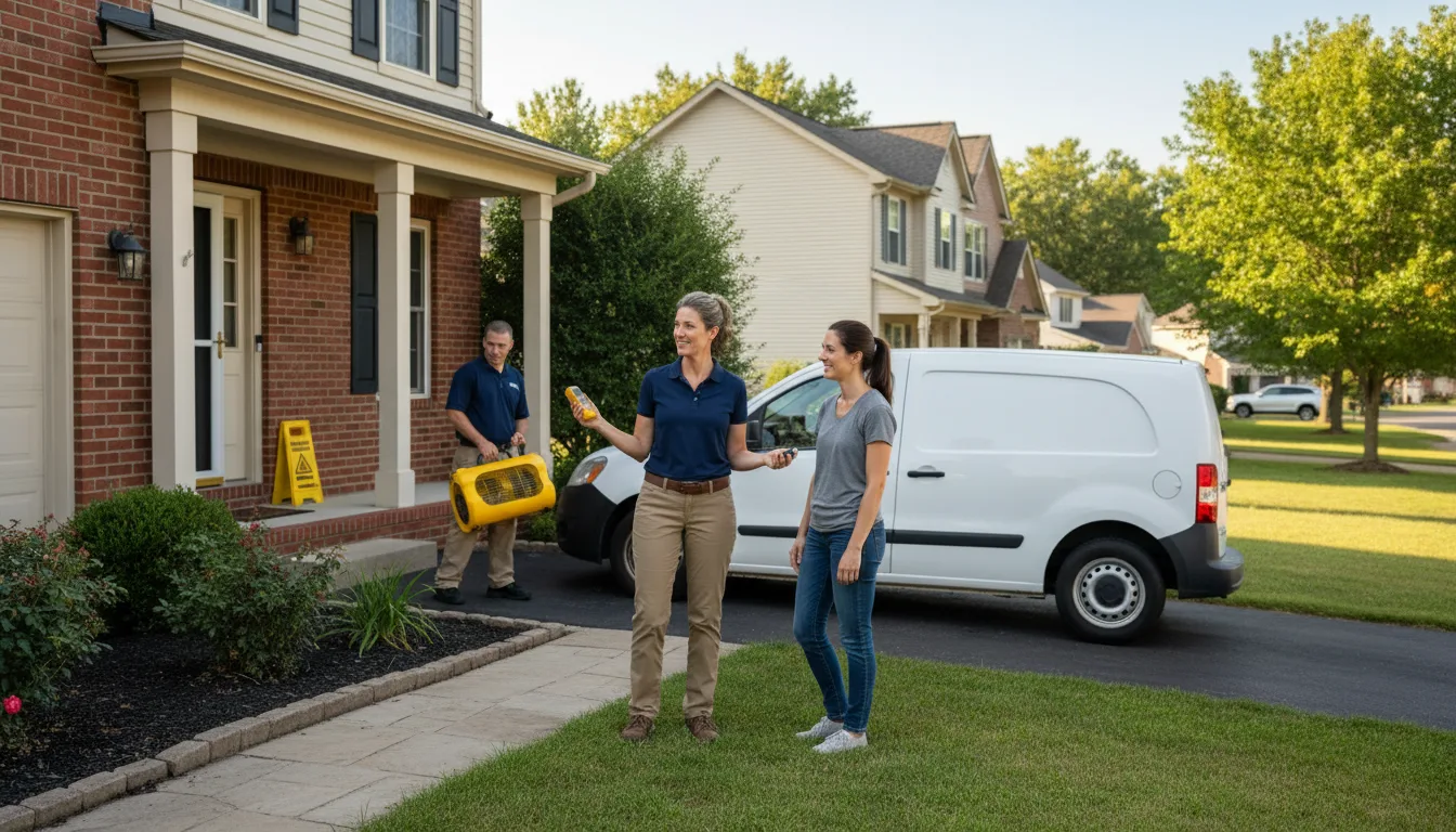 Residential water damage restoration in Frenchtown, MT
